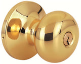Cylinder Knob Lock-609-PB-ET