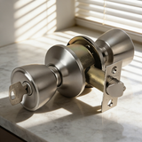 Cylindrical Stainless steel  Knob lock with wafer cylinder Entry, Privacy, Passage,Dummy